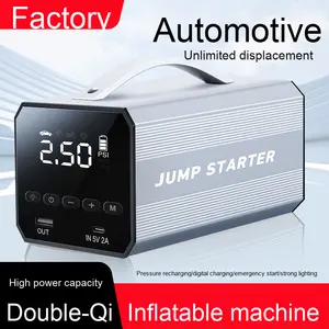 Chargeur <span class=keywords><strong>de</strong></span> batterie <span class=keywords><strong>de</strong></span> voiture portable d'urgence 2000A Mini, démarrage rapide, 99800mah, 12V, démarreur <span class=keywords><strong>de</strong></span> saut, batterie externe, kit d'urgence portable, câble - Product Image 5