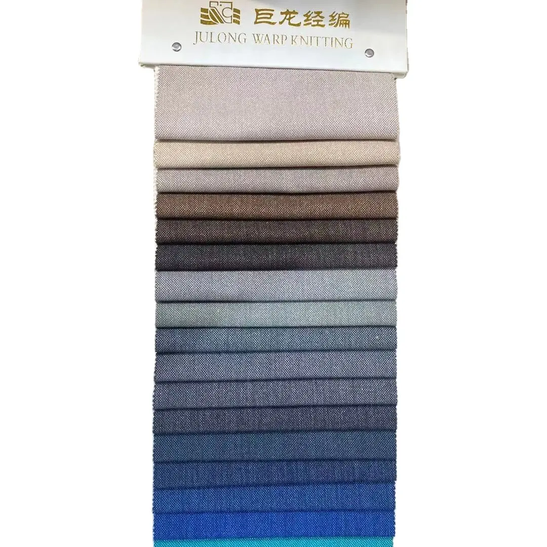 JL22505-Julong fabrika % 100% keten düz kumaş beyaz polar destek perdelik ev tekstil için
