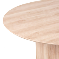 Table à manger ronde en bois de style nordique, dernière conception, haute durabilité, prix de gros pour la maison