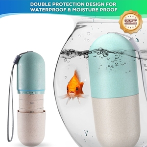 7 ngày Du Lịch Túi hộp thuốc đầy màu sắc hộp thuốc viên nang nhựa hộp thuốc capsul trường hợp thuốc - Product Image 5