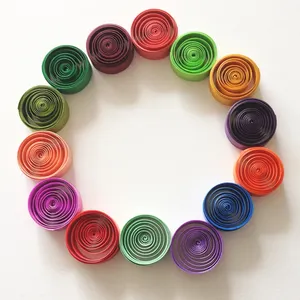 Herramienta de papel de aguja para manualidades, papel de quilling corto hecho a mano para bricolaje, Origami, álbum de recortes, 26216r