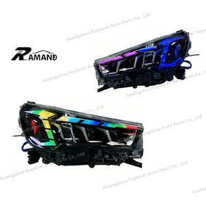 Faros RGB para Hilux Revo Rocco 2021 +-Juego de faros delanteros izquierdo y derecho LED completos con función de cambio de color - Product Image 3