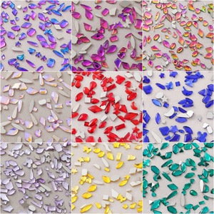 Strass pour nail art en gros, formes variées, nouvelle couleur AB, couleurs populaires, strass fantaisie 3D à dos plat pour nail art - Product Image 1