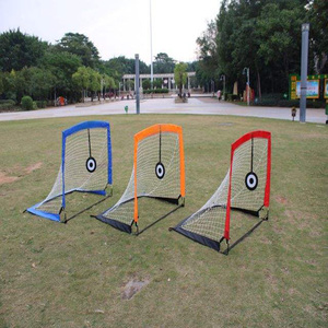 Rete da Calcio Pieghevole Portatile per Allenamento, Attrezzatura per Calci Indoor, Mini Porta con Bersagli per Tiro a Segno, per Bambini, Uso Esterno - Product Image 3
