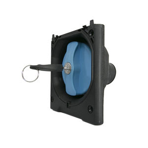 Cerradura Impermeable IP44 de Funcionamiento Suave para Toma de Agua de Autocaravana, Caja Exterior de Caravana, Material ABS Blanco/Negro, Tapa de Tanque de Combustible Fácil de Instalar - Product Image 2