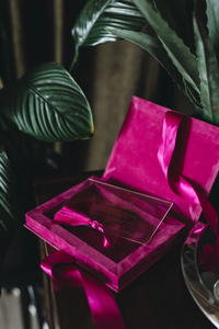 Invitations de <span class=keywords><strong>mariage</strong></span> vert olive élégant velours Invitation en boîte Suite sur mesure verdure acrylique boîte d'invitation de <span class=keywords><strong>mariage</strong></span> ensemble - Product Image 4