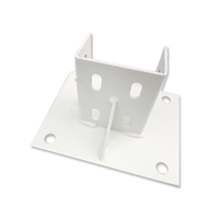 Plaque de base de fixation au sol en aluminium à rainures en T pour machine industrielle Hante, thermolaquée, nickelée, avec pieds de nivellement réglables ISO