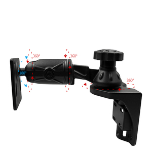 Support de bureau à double bras articulé pour écrans avec plaque VESA 75 & 75 ou plaque AMPS VIN-HB-DBZJ - Product Image 4