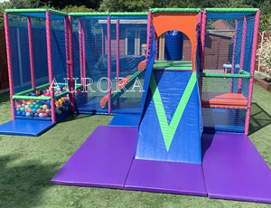 Ngoài trời mềm chơi Khung thiết bị trẻ em vui vẻ chơi mềm sân chơi bóng Pit trượt - Product Image 6
