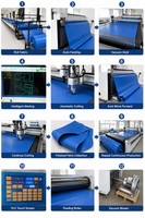 Industrielle PVC-Vorhang-Schneidemaschine CNC Oszillierendes Messerschneidegerät für PVC-Streifenvorhänge Hochgeschwindigkeits-Türgewebe-Produktion