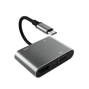 2020产品5端口用于type-c集线器的usb 3.0 usb c集线器适配器