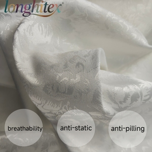 Longhitex Nhà Máy Giá In Jacquard Đàn Hồi <span class=keywords><strong>Satin</strong></span> 58 "95% Polyester 5% Spandex Cho Cô Gái & Phụ Nữ Thời Trang May Mặc - Product Image 1