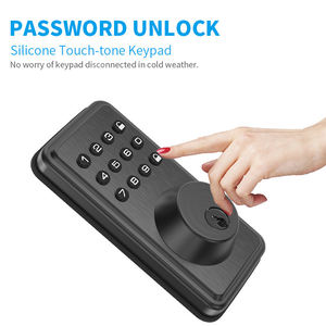 Cerradura de seguridad digital electrónica inalámbrica sin llave de China al por mayor cerradura de puerta de aluminio inteligente avanzada <span class=keywords><strong>barata</strong></span> Contraseña de hoteles - Product Image 5