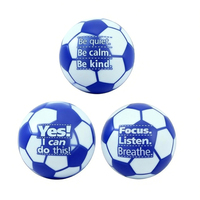 Bola Sepak Mini Anti Stres dari Busa PU Spons Lembut, Mainan Tangan Anak 40mm, Promosi Logo Kustom Seluruh Dunia