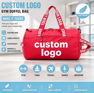 Custom Logo Foldable Travel Duffle <b>Bag</b> Waterproof, Large Capacity Weekender Overnight <b>Bag</b> for <b>Women</b>, Wholesale <b>Gym</b> Sports <b>Bag</b> - Product Image 1