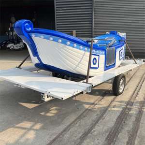 Parc d'attractions installations pièces de rechange pour <span class=keywords><strong>bateau</strong></span> <span class=keywords><strong>pirate</strong></span> sur remorque Pirates Revenge ride moteur électrique pneus de roue - Product Image 2