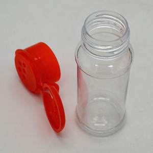 Bouteille à épices ronde en verre de 100 ml pour la cuisine, salière, bouteille à épices pour barbecue, chili, cumin. - Product Image 1