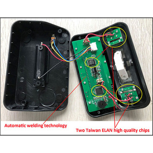 Hqt101 cờ vua Trung Quốc Đồng hồ hẹn giờ nhựa đi trò chơi đồng hồ với hình vuông có tính năng một bàn cờ trong giấy nguyên liệu - Product Image 3