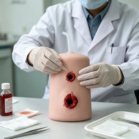 Vente directe d'usine de modèles de mannequins pour l'hemostase des plaies, en silicone, modèles de formation médicale