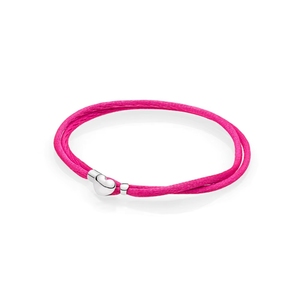 Bracelets en cuir tressé multicolores tendance <span class=keywords><strong>Pandora</strong></span> en argent S925, adaptés aux breloques DIY, bijoux, cadeaux exquis - Product Image 5
