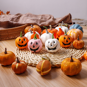 Simulation réaliste de citrouilles en mousse personnalisées fausses citrouilles pour le Festival Halloween récolte <span class=keywords><strong>d</strong></span>'automne <span class=keywords><strong>d</strong></span>écoration de la maison - Product Image 2