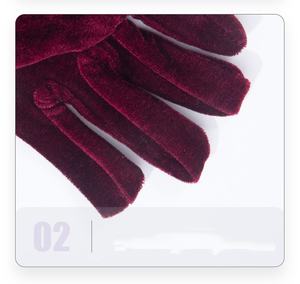 Guantes de Etiqueta de Terciopelo <span class=keywords><strong>para</strong></span> <span class=keywords><strong>Mujer</strong></span>, Tejidos <span class=keywords><strong>para</strong></span> Invierno, Cálidos, <span class=keywords><strong>El</strong></span>ásticos, <span class=keywords><strong>para</strong></span> Danza, Ciclismo, Protección contra <span class=keywords><strong>el</strong></span> Frío, Mantienen <span class=keywords><strong>el</strong></span> Calor - Product Image 5