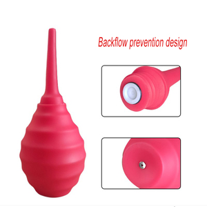 Enema Douche dengan Pencegah Aliran Balik untuk Pembersihan Usus Besar, Detoksifikasi dan Sembelit, Douche Anal Silikon Lembut yang Dapat Digunakan Kembali - Product Image 5
