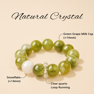 Bracelet unisexe tendance en œil de tigre et perles de cristal blanc, excellent cadeau pour les bouddhistes, pierre naturelle de forme géométrique - Product Image 5