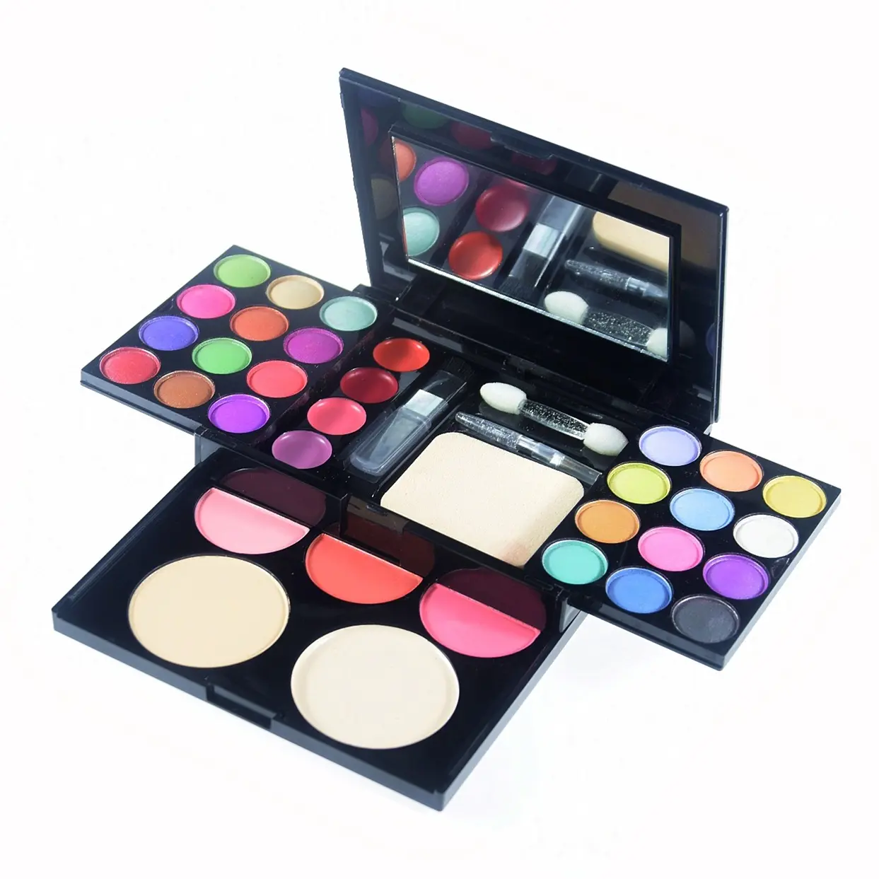 6568A 33 Color professional Cheap ADS organic Women Makeup kit gift set box with eye shadow palette blush all in on makeup set