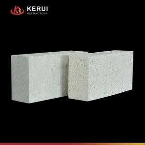 KERUI Contains A Lot Lightweight Materials Light Weight High Alumina Bubble Brick For High-Temperature Equipment Inside
