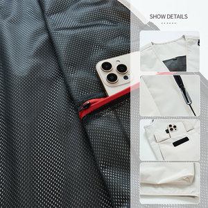 Gilet <span class=keywords><strong>de</strong></span> travail multi-poches <span class=keywords><strong>pour</strong></span> hommes, respirant, avec logo personnalisé, vêtements <span class=keywords><strong>de</strong></span> travail haut <span class=keywords><strong>de</strong></span> gamme - Product Image 4