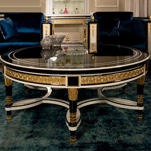 Sofá de Estilo Europeo, Sofá de Tela de Lujo Ligero Italiano, Muebles de Sala de Estar Tallados en Madera Maciza, Estilo Neoclásico - Product Image 6