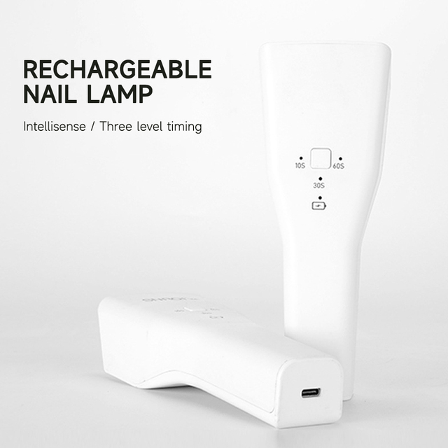New Arrival Portable 9W Cordless Sensor-Activated Mini Plastic Body UV/LED Nail Lamp Home Used Gel Polish Nail Extension Curing