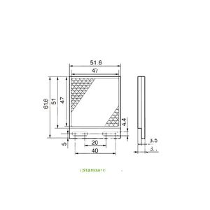 Sensor fotoeléctrico láser retrorreflectante de 1.5m/4.9 pies, transparente, de detección optoelectrónica, de proximidad - Product Image 3