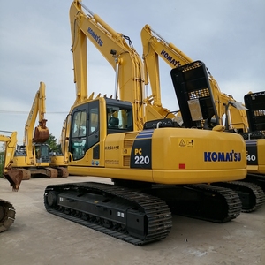 รถขุดขนาดเล็กมือสองรุ่น PC220 พร้อมรับประกัน 1 ปี ปั๊มและเกียร์ประสิทธิภาพสูง ระบบ PLC - Product Image 2