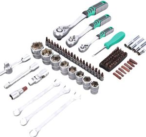 Herramienta de reparación de automóviles de alta calidad, 61 Uds., juego de llaves de trinquete multifuncionales - Product Image 6