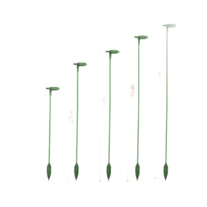 Haihua Balcony Flower Rack <b>Plastic</b> <b>Bracket</b> Plant Pot Support Rod Anti Falling Leaf Protection Green Three Piece Set - Product Image 2