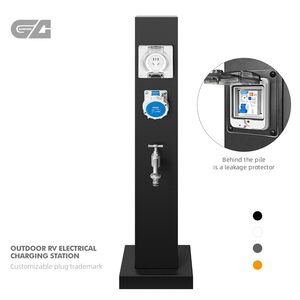 Pedestal de Energía para Muelle, Acero Inoxidable 304, Impermeable IP66, para Parques de RV, Campamentos de Caravanas y Zonas de Remolques - Product Image 3