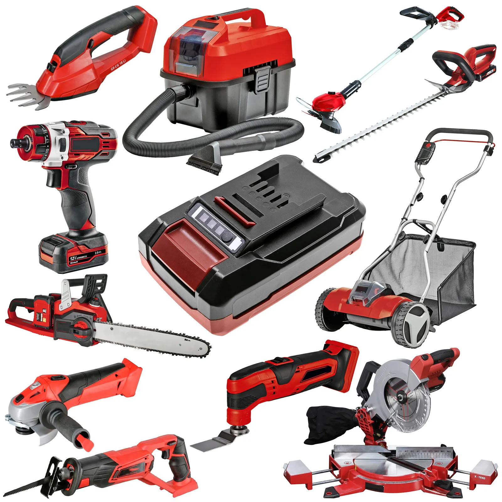 Cameron Sino 2000mAh batteria per Einhell 45.114.36 Einhell P-X-C Plus Power X-Change 4118907 TE-CD 18/40 GE-CG 18 Li Solo