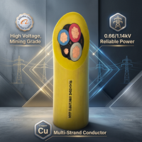 Cable de Alimentación Flexible con Revestimiento de Goma YC YCW 450/750V, Núcleo de Cobre, Resistente al Aceite, para Sistemas de Refrigeración HVAC