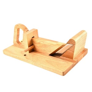 Wood Push Pull Ham Slicer Manual Solid Wood <b>Meat</b> <b>Poultry</b> Tool Natural Color Eco Friendly - Product Image 4