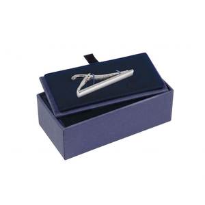 Boîte bleue 80x40x28 mm, étui de rangement pour pinces à cravate, accessoire de mode pour hommes - Product Image 1