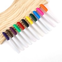 Personnalisé Coloré Lavable Mince Effaçable À Humide Craie Tableau Marqueur Verre Blanc Liquide Craie Marqueurs Pour L'écriture