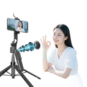 Estabilizador de teléfono móvil, palo selfie con seguimiento facial y reconocimiento de gestos, trípode portátil para vlogging y transmisiones en vivo - Product Image 1