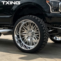عجلات سيارات فاخرة مصنوعة من قطعتين أو ثلاث قطع، مقاس 5x120 و5x114.3 و5x130، مخصصة لسيارات C8 وBMW وفيراري، مقعرة الشكل، بمقاسات 18 و19 و20 و21 و22 بوصة