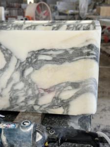 Lavabos et meubles de salle de bain rectangulaires en marbre <span class=keywords><strong>blanc</strong></span> poli, élégants et modernes, pour appartements et villas - Product Image 3