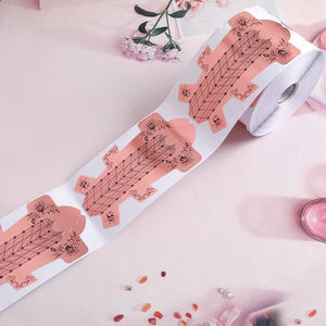<span class=keywords><strong>BQAN</strong></span> Muestra OEM Oro Rosa 200g Aluminio Pegamento fuerte Gel UV Papel grueso Extensión de uñas Forma dual Forma de uñas acrílicas - Product Image 6