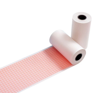 Rotolo di Carta Termica per ECG ad Uso Medico 110 mm X 20 <span class=keywords><strong>m</strong></span> Monostrato Certificato per Registratori di Cassa e POS - Product Image 1