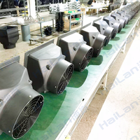 Ventilateur mural de 18 pouces à économie d'énergie avec valve/obturateur d'air libre pour la ventilation des bâtiments avicoles et d'élevage