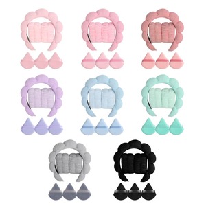 6 pièces : Bandeaux de lavage en microfibre tendance, Chouchous, Bandeaux bouffants et Bandeaux de spa pour le lavage du visage, le maquillage, la douche et les soins de la peau - Product Image 4